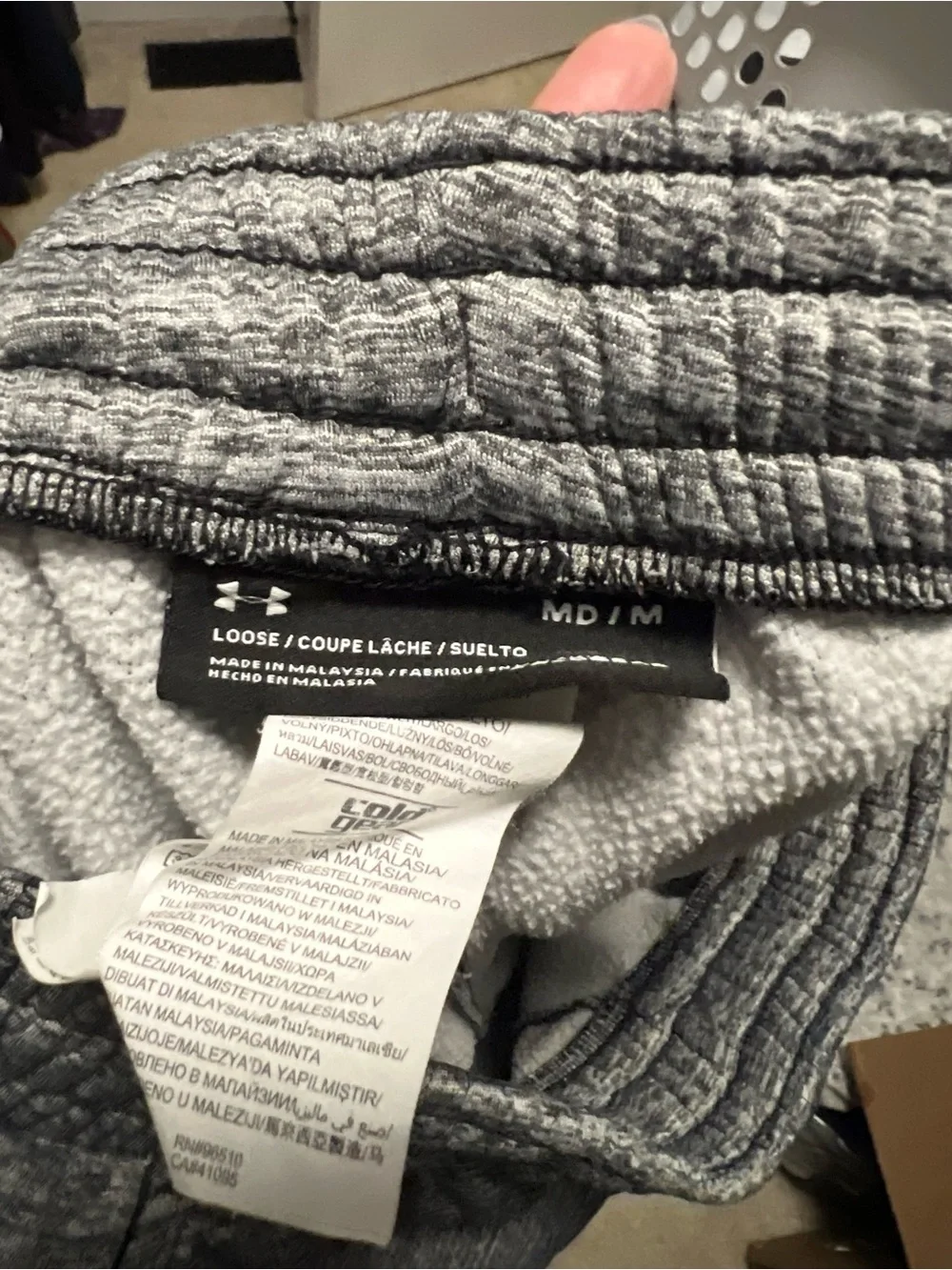 Under Armour Heather Gray Athletic sweat pants